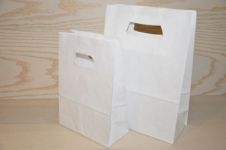 18 x 9 x 25 cm  PUNGI CU MANER DECUPAT, DIMENSIUNE MARE