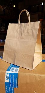 26 x 17 x 28 cm PUNGA CU MANER RASUCIT DE HARTIE